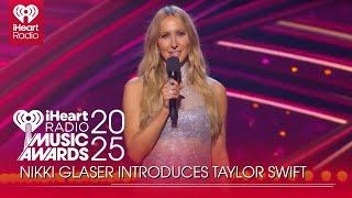 Nikki Glaser Introduces Taylor Swift At The 2025 iHeartRadio Music Awards