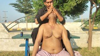 ASMR II Relaxing cracking Tapping Head Massage by baba MANi l Head, Back, Neck and Leg Massage