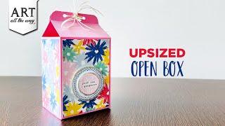 Upsized Open Box | DIY Gift Box  | DIY Storage Box | How to make Gift Box | @VENTUNOART