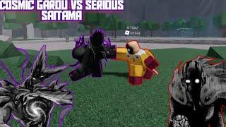 Cosmic Garou VS Serious Saitama In The Strongest Battlegrounds!