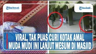 VIRAL, TAK PUAS CURI KOTAK AMAL MUDA MUDI INI LANJUT MESUM DI MASJID