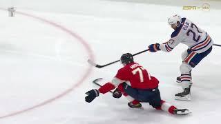 Sergei Bobrovsky's big save on Nugent-Hopkins in game 5 SCF vs Oilers (18 jun 2024)