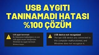 usb aygıtı tanınmadı sorunu | usb aygıtı tanınmadı windows 10 | usb aygıtı tanınmadı çözüm