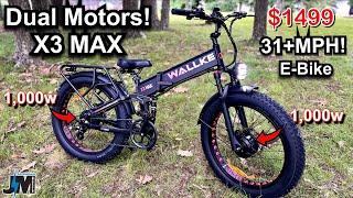 Wallke X3 MAX Dual Motor Ebike Review ~ This Electric bike is…