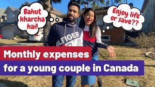 Cost of living in TORONTO 2021 | How much money we spend in a month | Indian Vlogger in Canada 