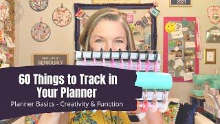 60 Things to Track in Your Planner || Planner Basics