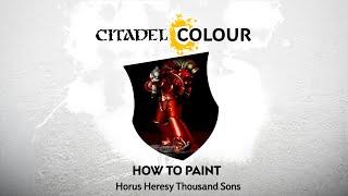 How to Paint: Horus Heresy Thousand Sons