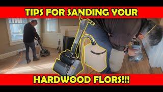 How to sand HARDWOOD FLOORS!!!(Part 1 of 3)