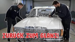 Mercedes W123: Unglaubliche Verwandlung! Innen- & Außenreinigung mit Wow-Effekt!