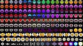 200+ Geometry Dash Difficulty Faces! (GIGA COLLECTION!)