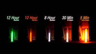 Cyalume ChemLight Light Stick Comparison (Military Grade)