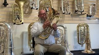 John Powell demonstrates the Wessex ‘Festivo’ Front-Valve Compensated Euphonium – EP104