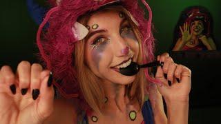 (ASMR) Eating Your Negativity ~ Plucking + Spoon Noms! (Cute Monster RP)