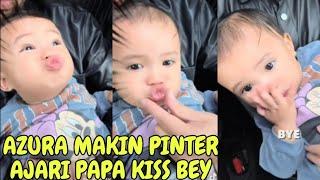 AZURA AJARI PAPA KISS BAY BIBIR MANYUN KENA CUBIT PAPA