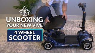 Unboxing Your New Vive 4 Wheel Scooter