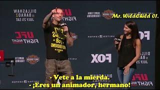 CM Punk se pelea con un fanático de UFC. (Subtitulado en Español.)