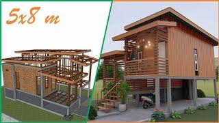 Rumah Panggung 5x8 m