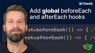 Add global beforeEach / afterEach hooks using Playwright automatic fixtures