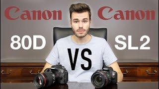 Canon 80D vs Canon SL2 (200D)