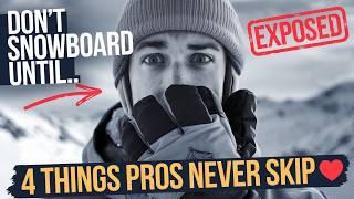 4 Things To Do BEFORE Your First Day Back Snowboarding