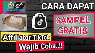 Cara mendapatkan sampel gratis di tiktok shopLangsung di setujui toko..!!