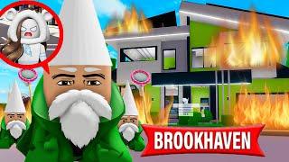 GLI GNOMI VERDI DISTRUGGONO E CONQUISTANO BROOKHAVEN SU ROBLOX!