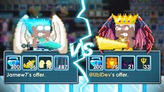 CRAZY RICH SHOW BATTLE IN GROWTOPIA! SO MANY BGLS! (SUPER RICH)