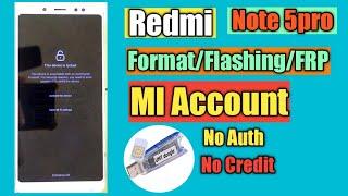 XIAOMI REDMI NOTE 5pro whyred Mi Account, FRP Remove in UMT QC Fire || Successful Flash without auth