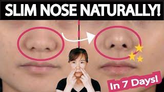 RESHAPE YOUR NOSE TO BE SHARPER AND SMALLER NATURALLY. AS WE AGE, OUR NOSES SAG. LET'S FIX THIS!