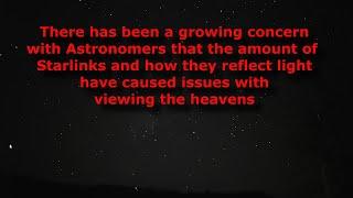 Elon I can still see your Starlink Satellites with My Sony