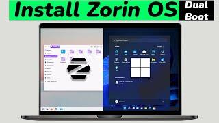 How to Dual Boot Zorin OS 16 and Windows 11 (Step By Step) || Install Zorin OS on ANY PC