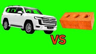 Aerodynamics Of A Land Cruiser vs A Brick