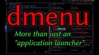 dmenu: Your own Custom Script Menus!