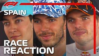 Drivers’ Reaction After The Race | 2024 Spanish Grand Prix