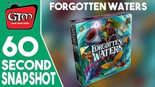 Forgotten Waters by Plaid Hat Games  | Game Trade Minute (A 60 Second #Tabletopgaming Snapshot)