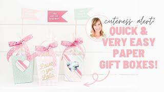 Add To Cart!...Immediately! | Paper Gift Boxes for Easy Valentine Gifts!