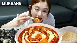 리얼먹방:) 집에서 엽떡먹는 여러분의 모습ㅣTTEOKBOKKIㅣトッポッキㅣASMR MUKBANG//EATING SHOW