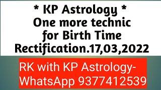 RK with KP Astrology#BTR technic shared by RK with KP Astrology channel