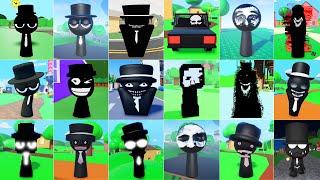 Evolution of Mr. Black + Horror Mr. Black ALL PHASES in Different SPRUNKI Roblox Games