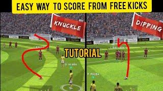 HOW TO PERFORM DIPPING OR KNUCKLE FREEKICK IN PES 2021 #knucklefreekickinpes2021 #dippingfreekick