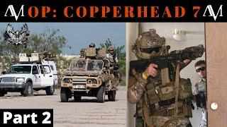 Large Scale Airsoft Gameplay | Ground Squad and Technical POV | AMS Copperhead 7 | 850 Player Game