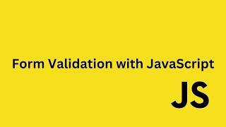 How to check input field is empty or not in javascript | Form Validation with JavaScript