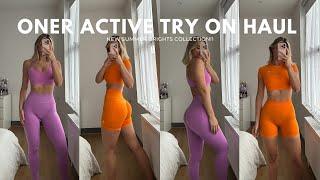 NEW ONER ACTIVE TRY ON HAUL | new summer brights collection try on and honest review