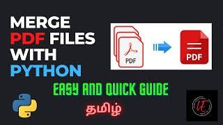 Merge PDF Files with Python: Easy and Quick Guide | Tamil | Learn with Esprit