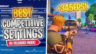 The BEST Competitive Settings in Fortnite Reload! (FPS Boost & More)