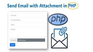 Send Email with an Attachment in PHP