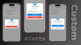 SwiftUI Custom Alerts | iOS/iPadOS 17 & 18