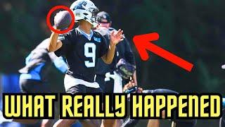 Bryce Young TOSS'N ROCKETS At Carolina Panthers Training Camp - Diontae Johnson NASTY Routes