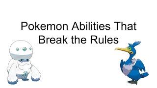 A PowerPoint about Rule-Breaking Abilities