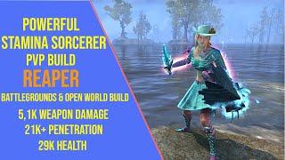 Powerful Stamina Sorcerer PVP Build for ESO Gold Road - Reaper - Stamsorc PVP Build